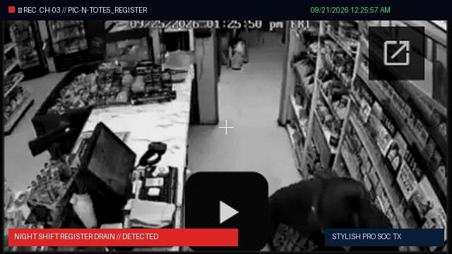 Pic-N-Tote Register Theft